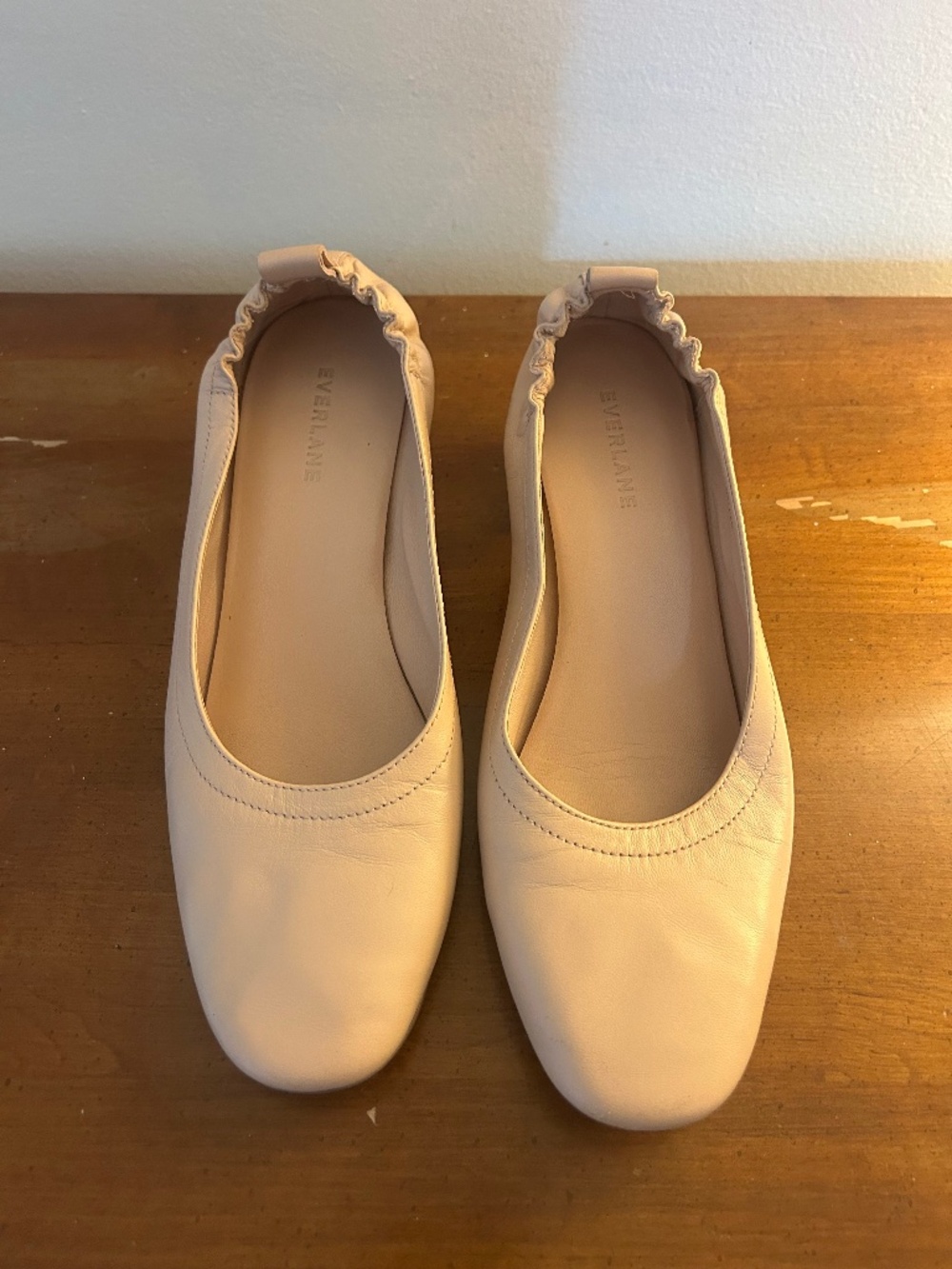 Everlane The Day Heel in Pale Pink/Blush